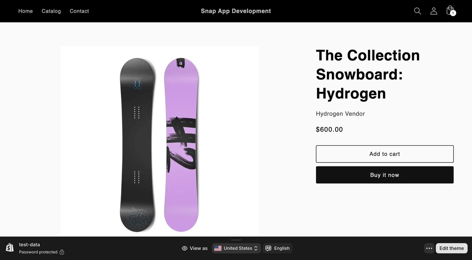 A product page on the live storefront where the SpecWise comparison table appears.